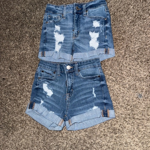 Aeropostale Pants - Aeropostale Blue Distressed Jean Shorts
